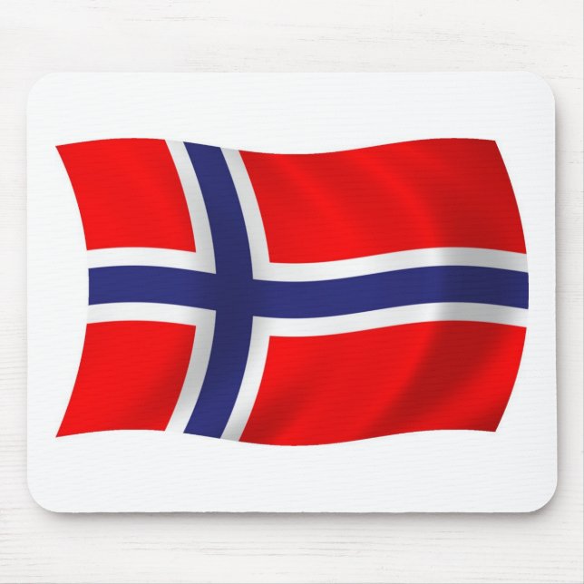 Norway Flag Mousepad (Front)