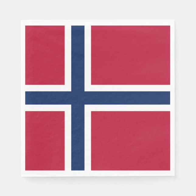 Norway Flag Napkin (Front)
