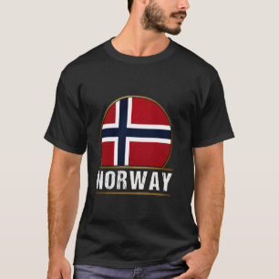 Norway Flag Norwegian Heritage T-Shirt