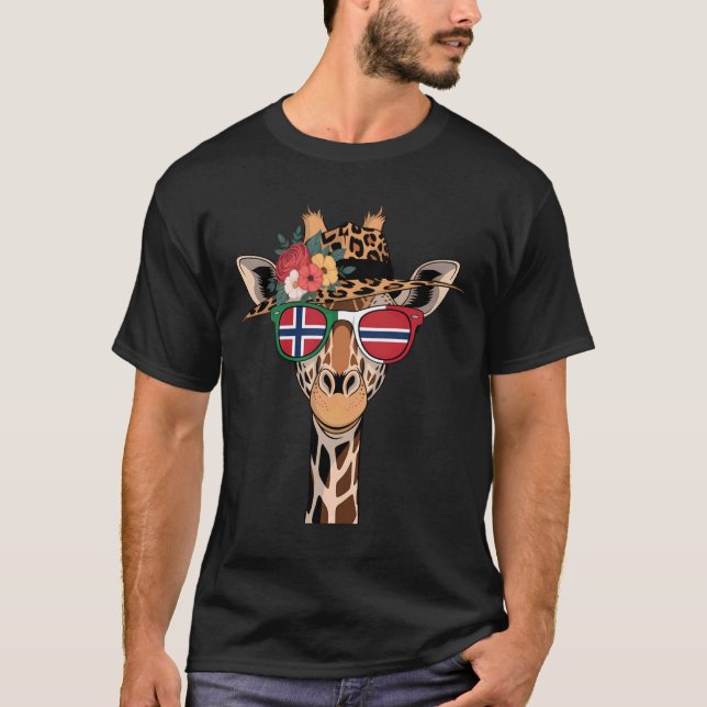Norway Flag Norwegian Pride Norge 1 T-Shirt (Front)
