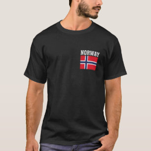 Norway Flag Patriotic National Roots Souvenir T-Shirt