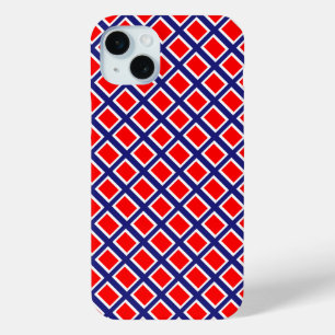 Norway flag pattern iPhone 15 mini case