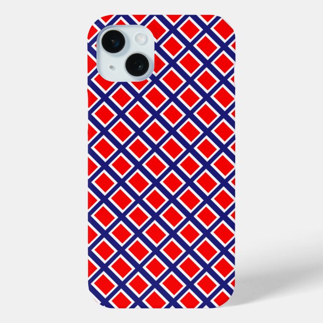 Norway flag pattern Case-Mate iPhone case (Back)