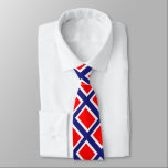 Norway flag pattern tie<br><div class="desc">Norway flag pattern</div>