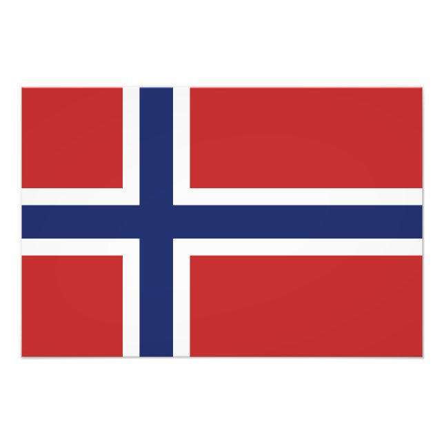 Norway Flag Photo Print (Front)
