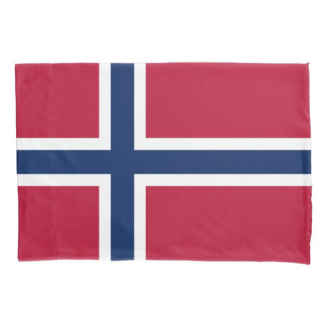 Norway Flag Pillowcase (Front)