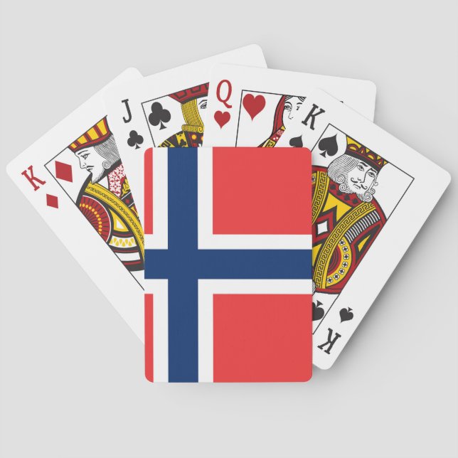 Norway Flag Playing Cards (Back)