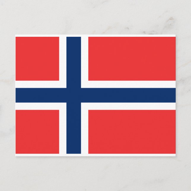 Norway Flag Postcard (Front)