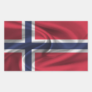 Norway Flag Rectangular Sticker