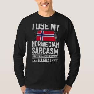 Norway Flag Souvenirs For Norwegians Men & Women T-Shirt