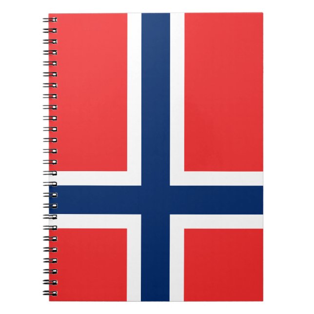 Norway Flag Spiral Notebook (Front)