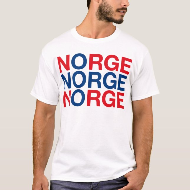 NORWAY Flag T-Shirt (Front)