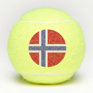Norway flag tennis balls
