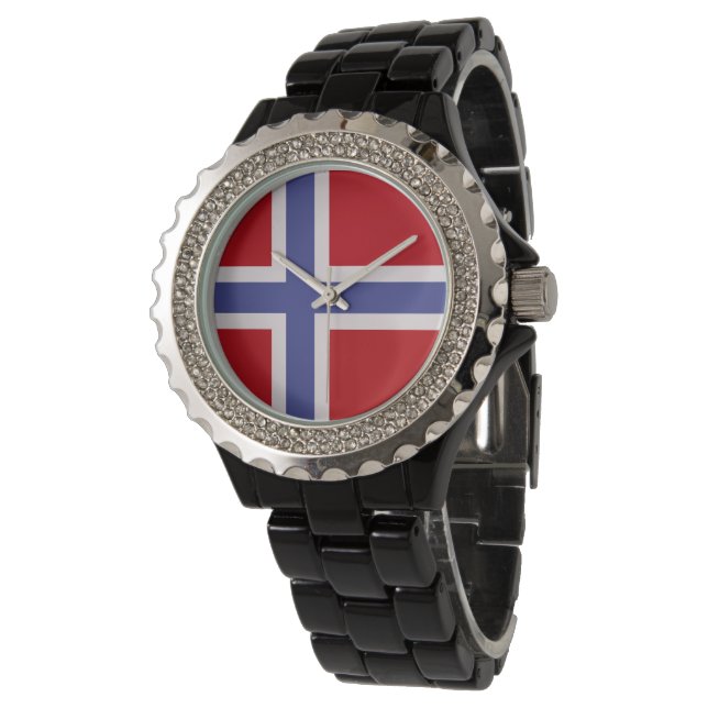 Norway flag watch (Angled)