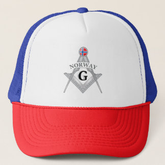 Norway freemasonry sign trucker hat