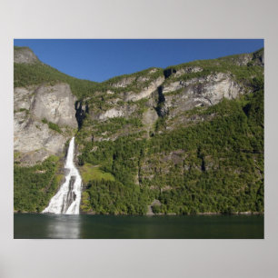 Norway, Geirangerfjord (UNESCO), Geiranger. Poster