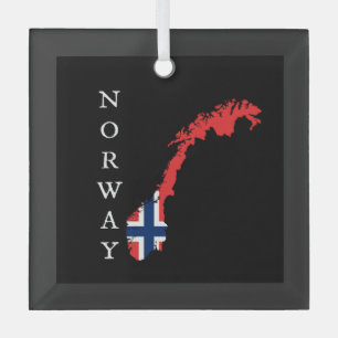 Norway Glass Tree Decoration