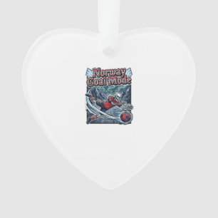 Norway Goal Mode Skeleton Striker Nations Streetwe Ornament
