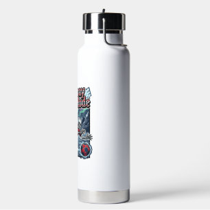 Norway Goal Mode Skeleton Striker Nations Streetwe Water Bottle