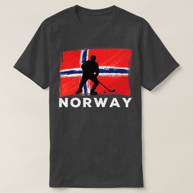 Norway Ice Hockey Team T-Shirt (Design Front)
