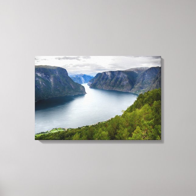Norway landscape canvas print (Front)
