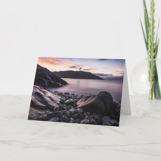 Norway Landscape Photo Card (Front)