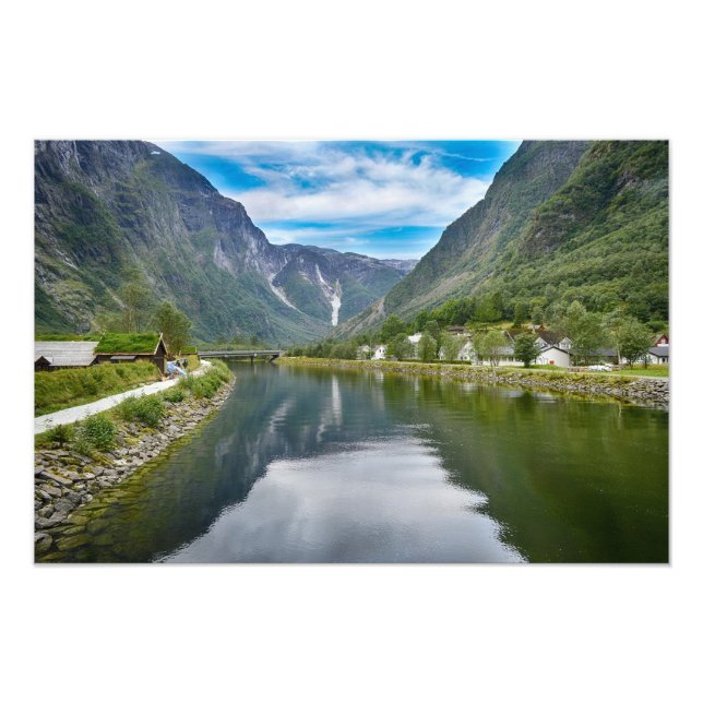Norway landscape photo print (Front)
