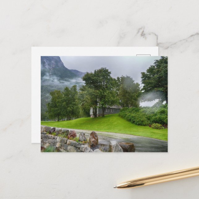 Norway landscape postcard (Front/Back In Situ)