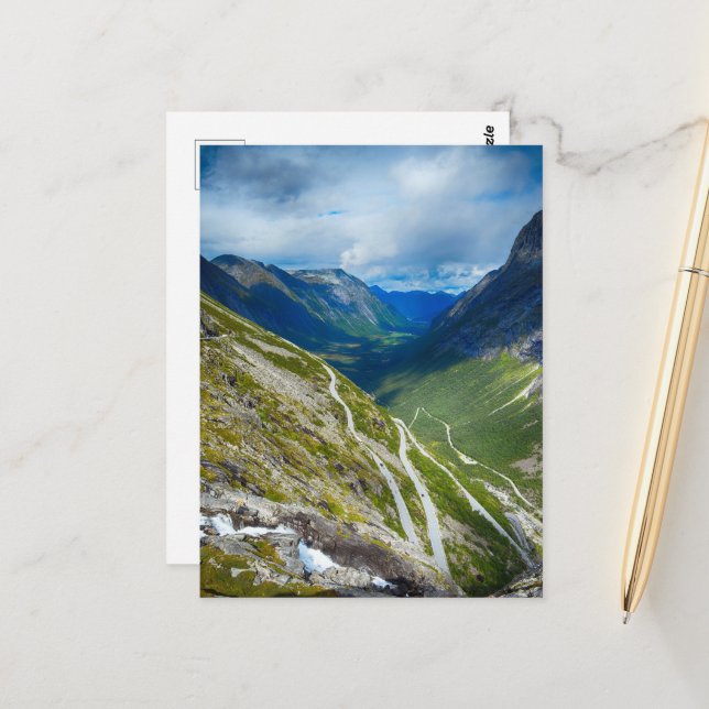 Norway landscape postcard (Front/Back In Situ)