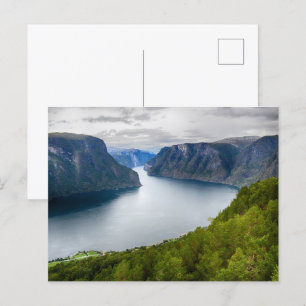 Norway landscape postcard