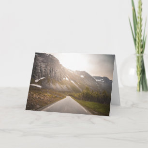 Norway Landscape Road Card