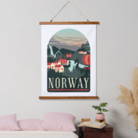 Norway Landscape Vintage Travel Postcard