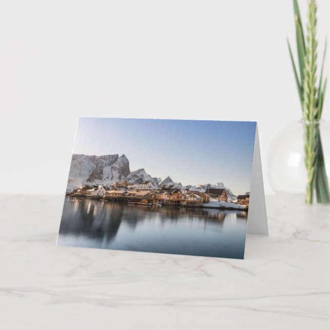 Norway Lofoten Islands Card (Front)