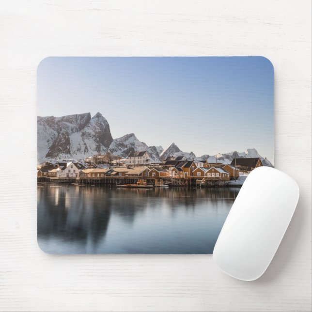 Norway Lofoten Islands Mouse Pad (With Mouse)