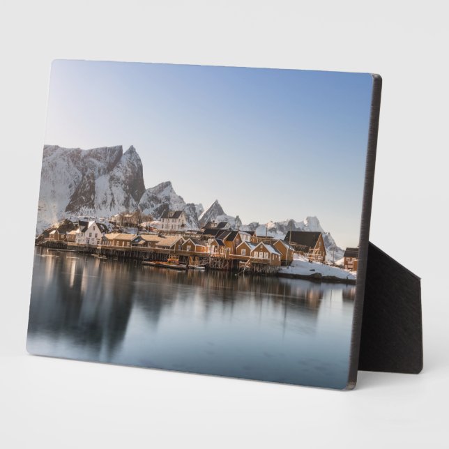 Norway Lofoten Islands Plaque (Side)