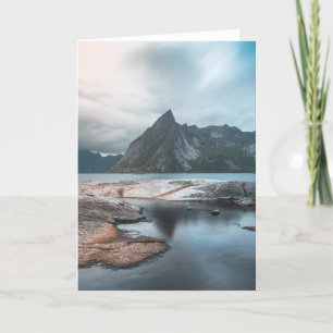 Norway Lofoten Mountain Card