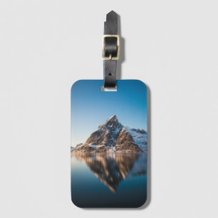 Norway Lofoten Mountain Luggage Tag