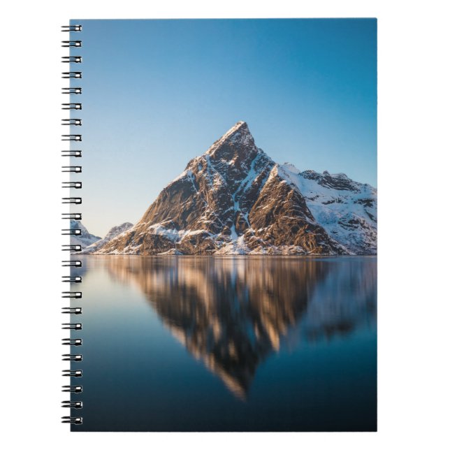 Norway Lofoten Mountain Notebook (Front)