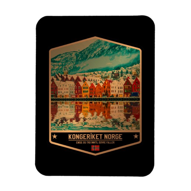 Norway Magnet (Vertical)