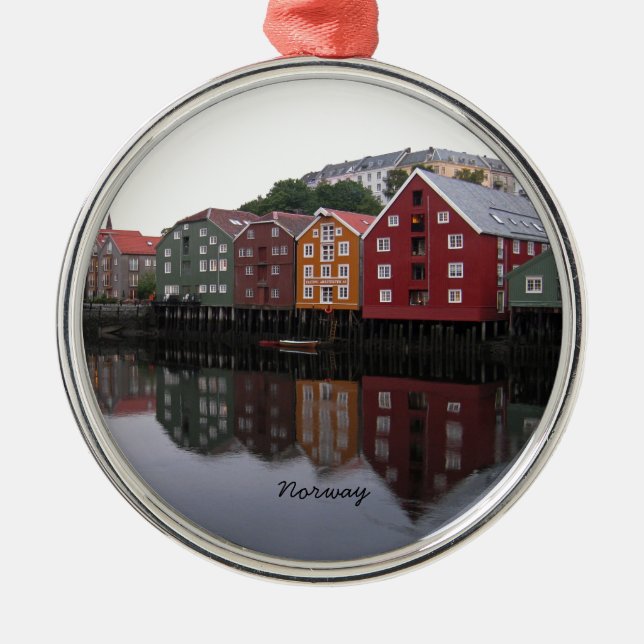 Norway Metal Tree Decoration (Front)