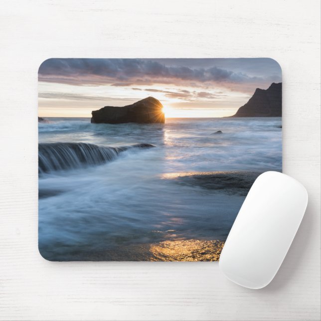 Norway Midnight Sun Mouse Pad (With Mouse)