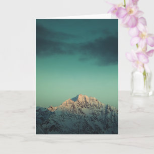 Norway Mountain Landscape Photo Card