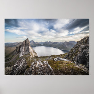 Norway Mountain Landscape Photo Poster