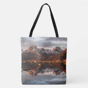 Norway Mountains Landscape Photo Tote Bag