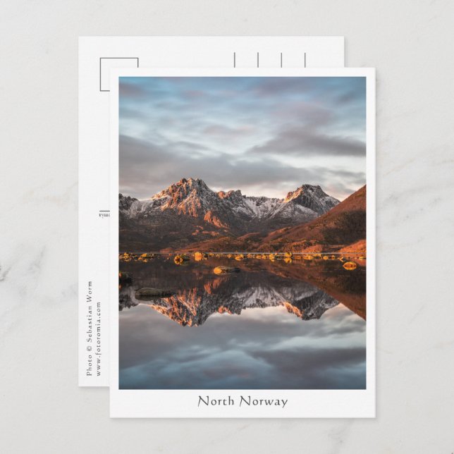 Norway Mountains Landscape Photography Postcard (Front/Back)
