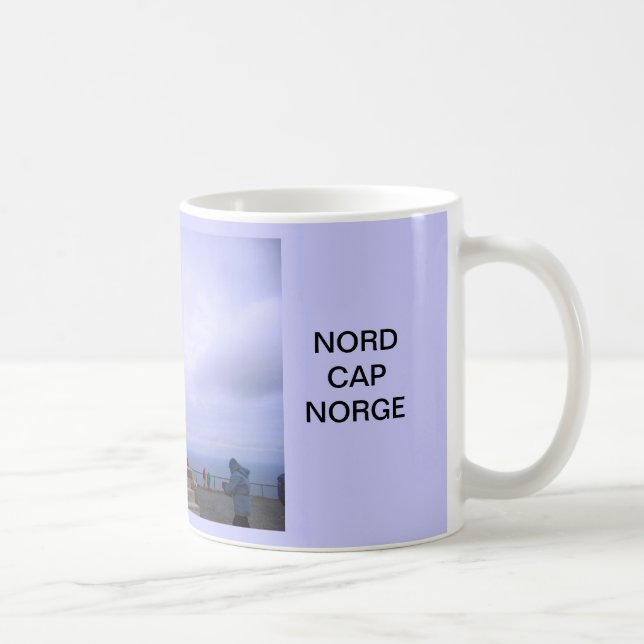 Norway, North Cape, globe symbol Coffee Mug (Right)