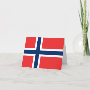 Norway (Norwegian) Flag Card
