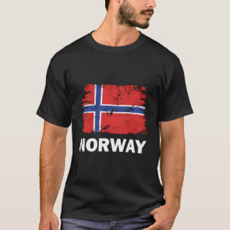 Norway Norwegian Flag Pride Support Norwegian T-Shirt