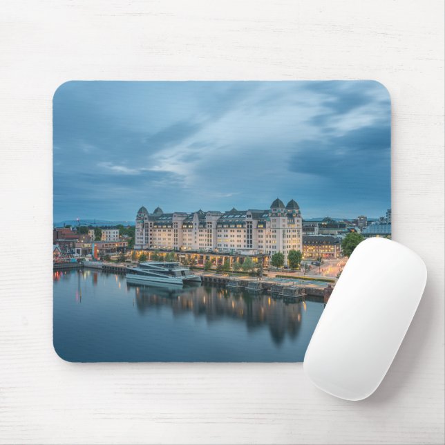 Norway Oslo Mouse Pad (With Mouse)