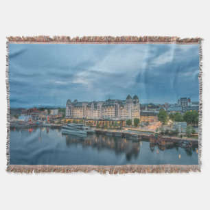 Norway Oslo Throw Blanket
